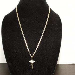 Real 14k gold gucci chain & pendant